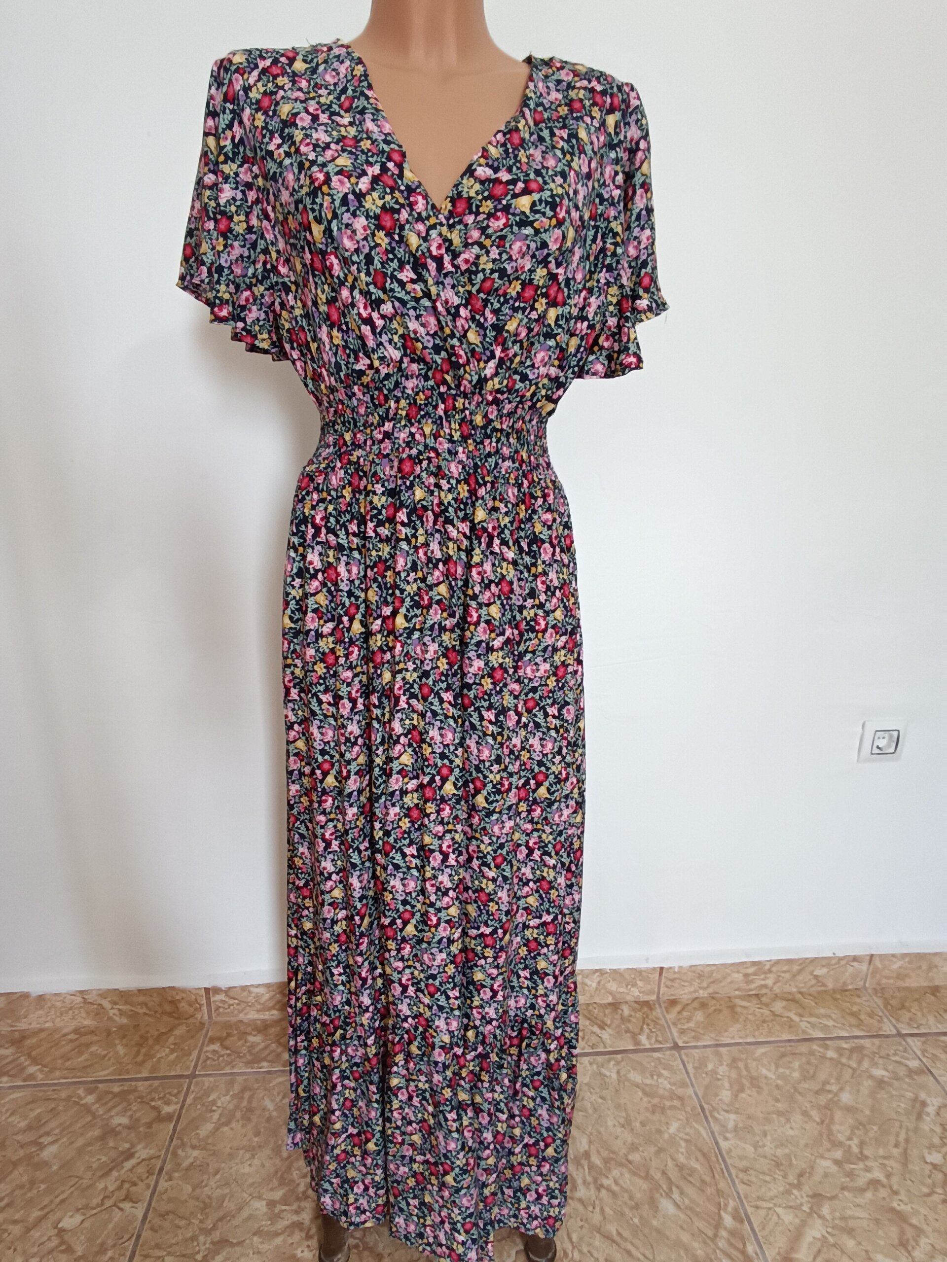 Vestido Flores Largo - 2